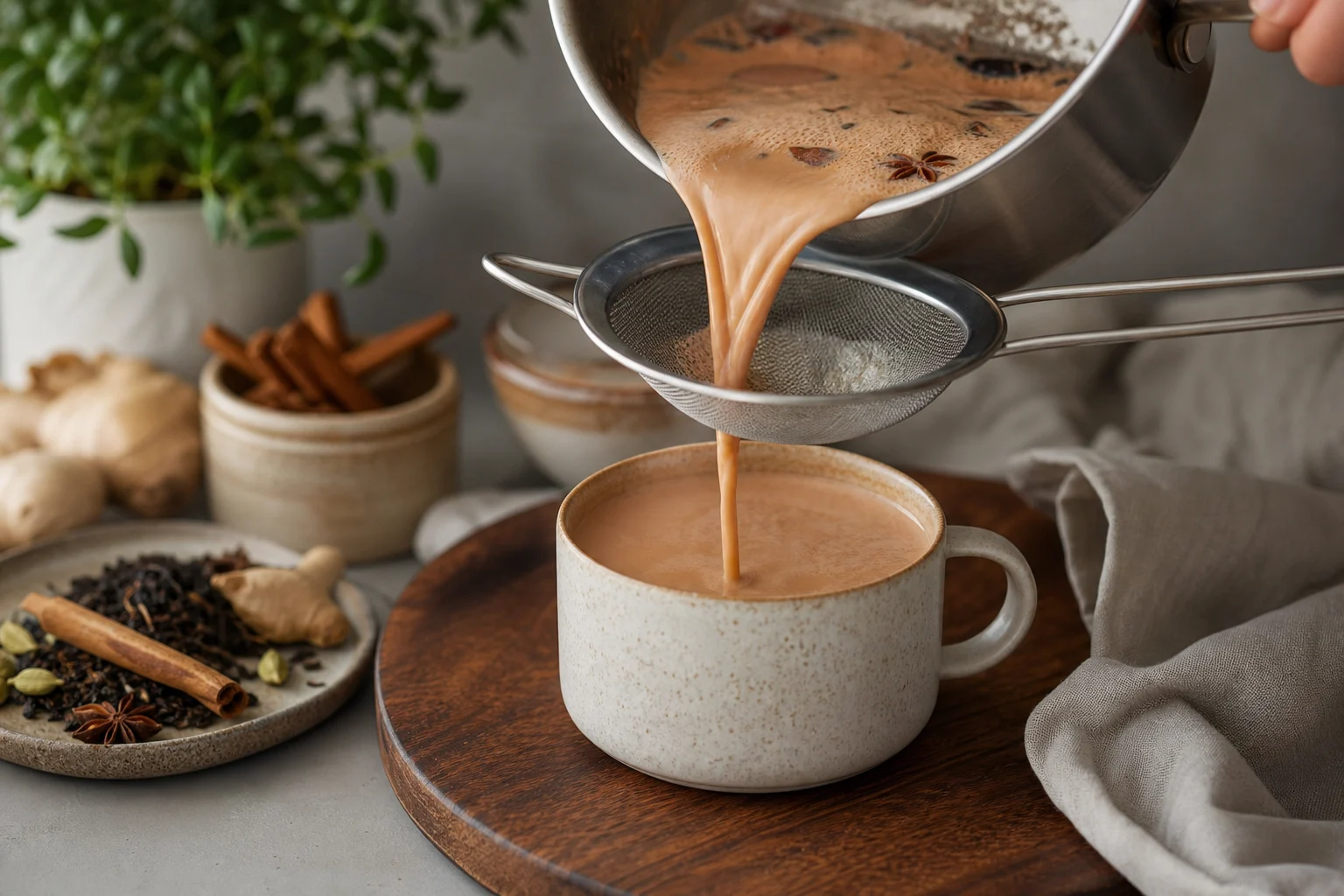 Chai Tee mit Milch: Ein cremiges Genusserlebnis
